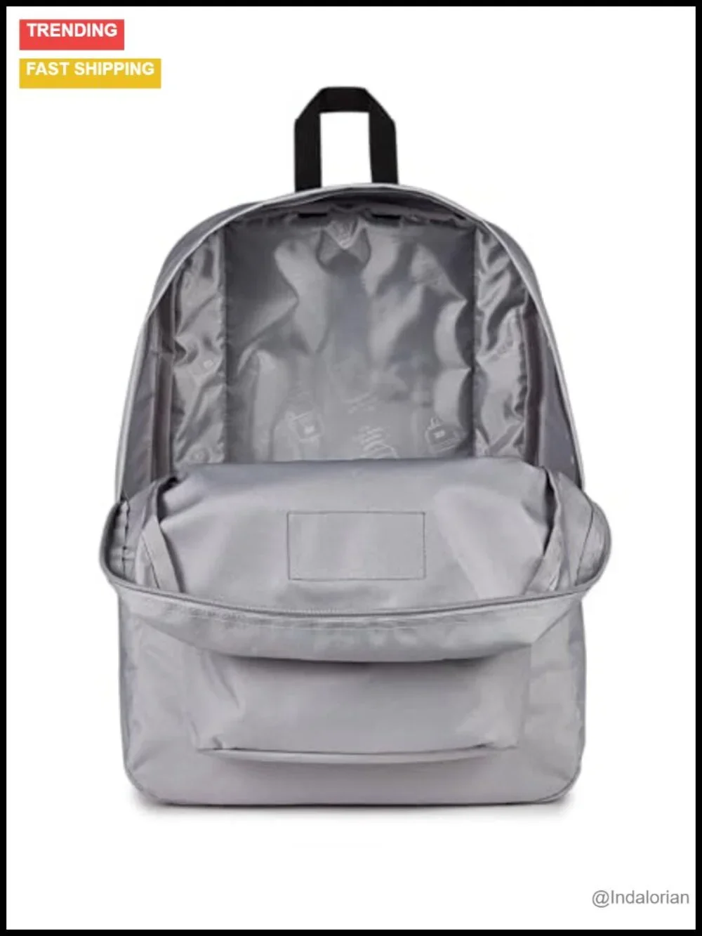 Durable Lightweight Backpack with Main Compartment and Front Organizer Pocket